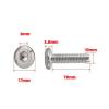 M2–M10 Stainless Steel Hex Socket Flat-Head Screws, 10-Pack, M10 × 70 mm view 2