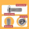 M2–M10 Stainless Steel Hex Socket Flat-Head Screws, 10-Pack, M10 × 70 mm view 3