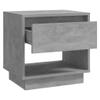 Hovothy Concrete Gray Nightstand 45 x 34 x 44 cm view 2