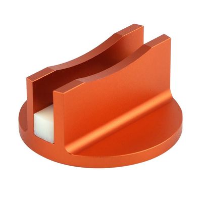 Grooved Magnetic Aluminum Jack Pad with Rotating Saddle