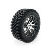 YONMFRDS for HSP, HPI, Redcat, Kyosho MN86K 1/10 RC Drift On-Road Racing Car, 4PCS 52 × 26MM Aluminum Alloy Wheel Rims, RC Car Parts (Black) view 3