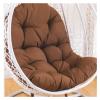 Outdoor Hanging Chair Seat Cushion, Coffee view 1