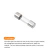 QUARKZMAN 3A Glass Fuse 5 x 20 mm, 10-Pack, Fast-Acting, 125V view 4