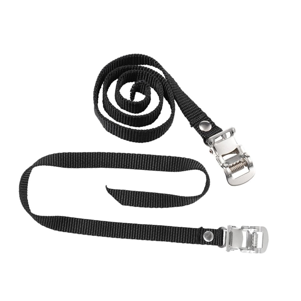 Happyyami 2-Piece Adjustable Nylon Bicycle Pedal Straps