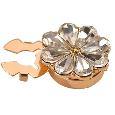 Rhinestone Button Clips