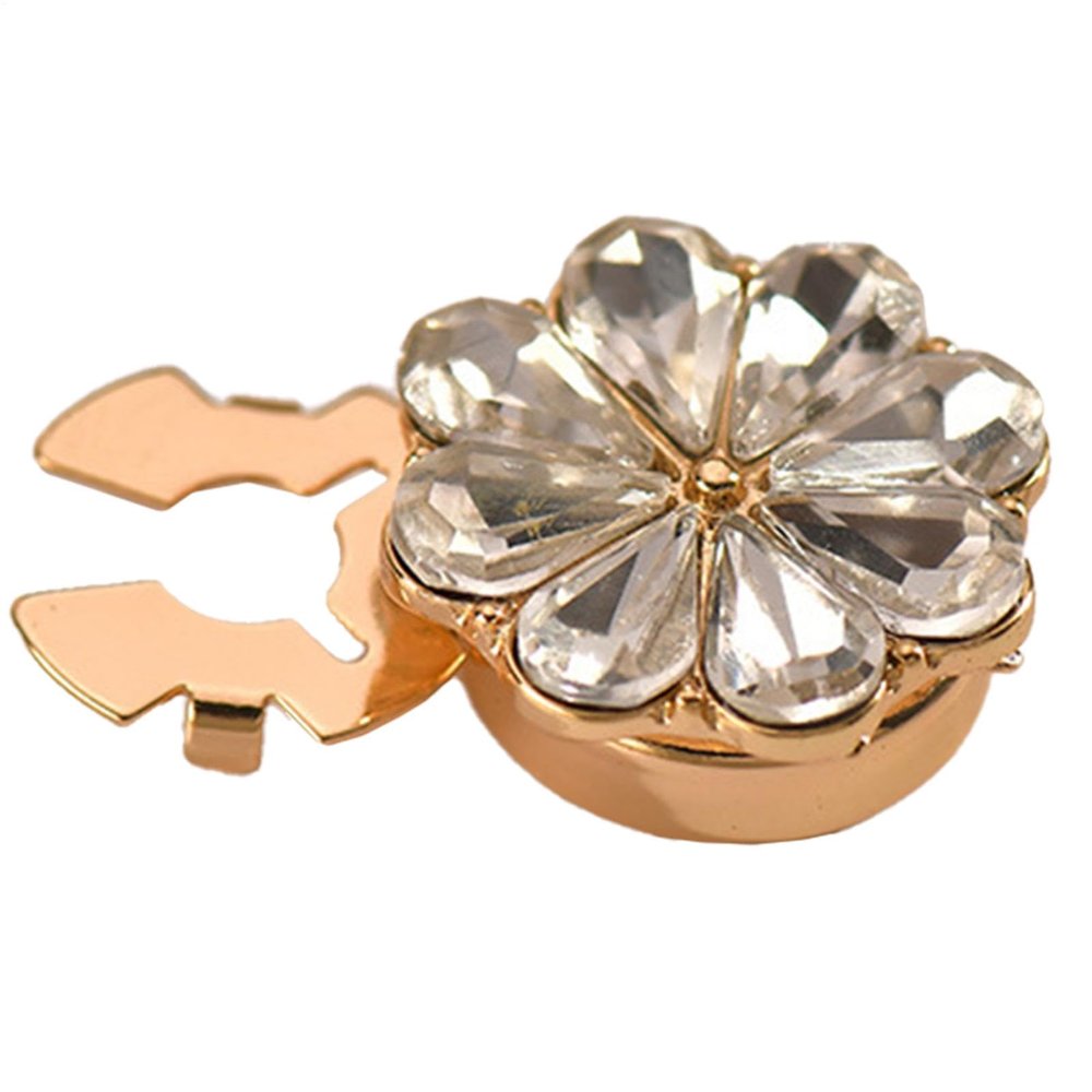 Rhinestone Button Clips
