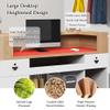 Modern Reception Desk with Lockable Drawers view 4