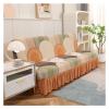 LHSJYG Armless Stretch Sofa Cover with Skirt, Colorful Bar, S 120–150 cm view 4