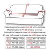 LHSJYG Floral Sofa Cover Without Armrests with Skirt, Washable Furniture Protector, Color 12, Large (190–230 cm) view 3
