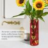 Plastic Flower Vase with Heart Design, 30 x 9 cm view 4