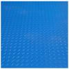 Garage Floor Mat Roll, Non-Slip Diamond Pattern, Blue, 150 x 90 cm view 1
