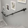 Wrought-Iron Stair Handrail, Matte Black Powder Coating, 60 cm to 3 m Length view 4