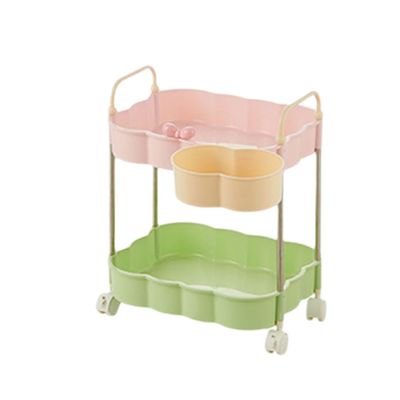 Vdaxvme Multifunctional Storage Cart, Space-Saving, 2/3/4-Tier