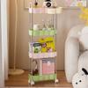 Vdaxvme Multifunctional Storage Cart, Space-Saving, 2/3/4-Tier view 4