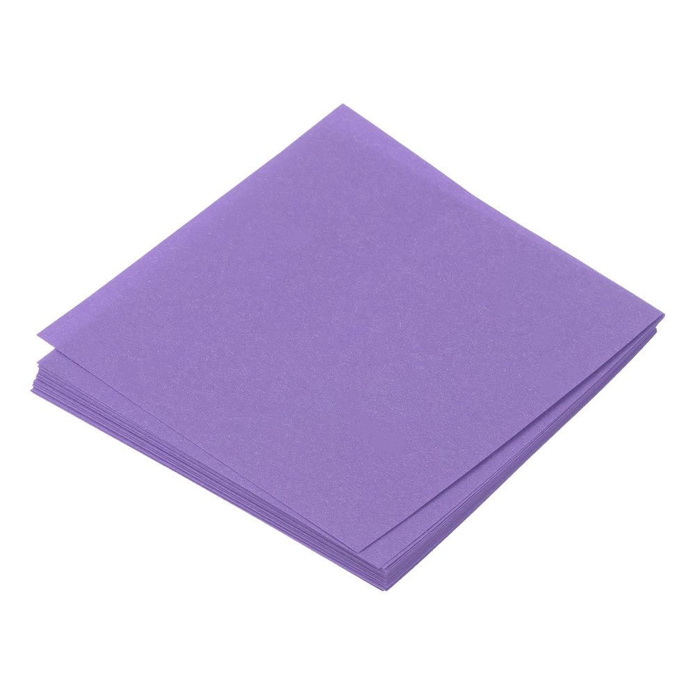 QUARKZMAN 25 Sheets Origami Paper, 2 x 2 in Double-Sided Square Folding Paper, 70 gsm, Dark Purple