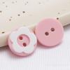 CLYDSA 100-Piece 11.5/14 mm Colorful Resin Buttons, 2-Hole and 4-Hole Round Buttons for Shirts, Dresses, Hats and DIY view 1