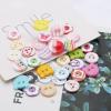 CLYDSA 100-Piece 11.5/14 mm Colorful Resin Buttons, 2-Hole and 4-Hole Round Buttons for Shirts, Dresses, Hats and DIY view 4