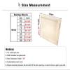 Cafe Saloon Swing Door, Solid Wood Single Panel, W65 x H90 cm (25 5/8 x 35 7/16 in) view 2