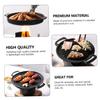 NULYLU Portable Aluminum and Wood Grill Oven with Nonstick Grate view 2
