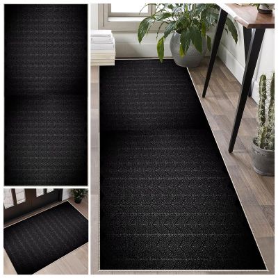 Laegnfho 40 x 230 cm Washable Runner Rug, Non-Slip, Short-Pile