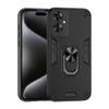 Lucyliy Case for Oppo Reno11 F 5G with Tempered Glass Screen Protector, Black view 1