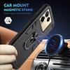 Lucyliy Case for Oppo Reno11 F 5G with Tempered Glass Screen Protector, Black view 3