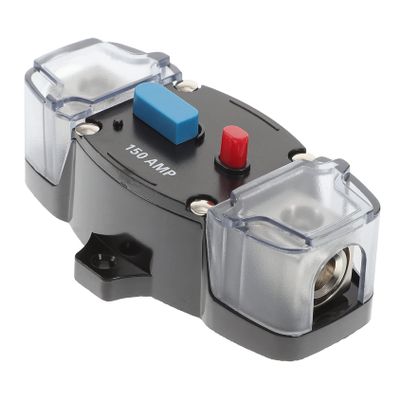 SOLUSTRE 150 A Manual-Reset Circuit Breaker, 12 V/24 V, for Boats and RVs