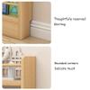 Narrow Solid Wood Bookshelf, 10 cm Wide view 4