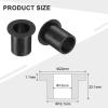 QUARKZMAN 12-Pack Flanged Nylon Bushings, 13 mm ID x 16.1 mm OD x 22.1 mm L, Black view 2