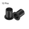 QUARKZMAN 12-Pack Flanged Nylon Bushings, 13 mm ID x 16.1 mm OD x 22.1 mm L, Black view 3