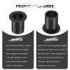 QUARKZMAN 12-Pack Flanged Nylon Bushings, 13 mm ID x 16.1 mm OD x 22.1 mm L, Black view 4