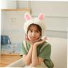 VALICLUD 2-Pack Warm Plush Hats with Cute Bunny Ear Design for Christmas, Halloween, and Parties view 4