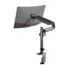 RUNZE765Z TV Wall Mount, Adjustable Single Monitor Arm, up to 35 in, 22.0 lb, Clamp and Grommet view 1