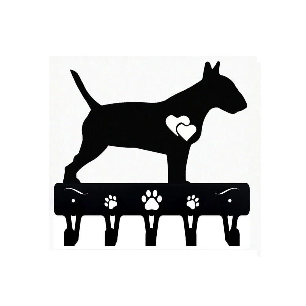zhuyanbo007 Wall-Mounted Coat Rack, 22.9 cm Wide, 5 Hooks, Large