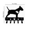 zhuyanbo007 Wall-Mounted Coat Rack, 22.9 cm Wide, 5 Hooks, Large view 2