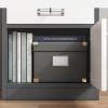 Lockable Metal Filing Cabinet with Adjustable Shelves and 4 Drawers for Home and Office view 4