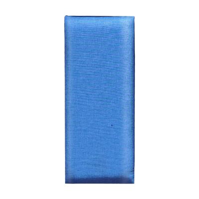 APMOE Padded Linen Wall Panels, 3D Anti-Collision Headboard, 20 x 50 cm, Self-Adhesive, Blue, 2-Pack