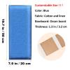 APMOE Padded Linen Wall Panels, 3D Anti-Collision Headboard, 20 x 50 cm, Self-Adhesive, Blue, 2-Pack view 2