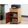 Office Filing Cabinet with Lock and Drawer, Mobile Storage Box view 2