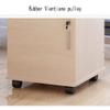 Office Filing Cabinet with Lock and Drawer, Mobile Storage Box view 4