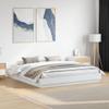 NQJIBUE Home Garden Bed Frame Without Mattress, White, 180 x 200 cm, Super-King view 1