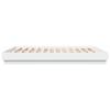 NQJIBUE Home Garden Bed Frame Without Mattress, White, 180 x 200 cm, Super-King view 4