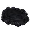 Juroupi Flower Swim Cap for Women with Long Hair, Black view 1