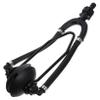 Kisangel Black Stainless Steel Double-Pipe Motor Flusher for Boats and Yachts view 1