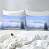 YZQGLHP 200 x 200 cm Landscape Squirrel Bedding Set with Duvet Cover and 2 Pillowcases, Soft Microfiber, 3-Piece Set with Zipper view 4