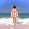 Leichong Strawberry Print Microfiber Beach Towel, 63 x 31 in, 3D Fruit Bath Towel view 4