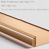 LED Floating Wall Shelf, Illuminated Wine Rack and Bookshelf, Gold view 3