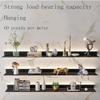 LED Floating Wall Shelf, Illuminated Wine Rack and Bookshelf, Gold view 4