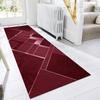 ZUZEKU Vintage Wine Red Runner Rug, Washable Non-Slip, 120 x 450 cm view 3