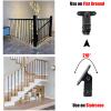 Black Iron Stair Railing Balusters, 150 cm High, Cuttable view 4